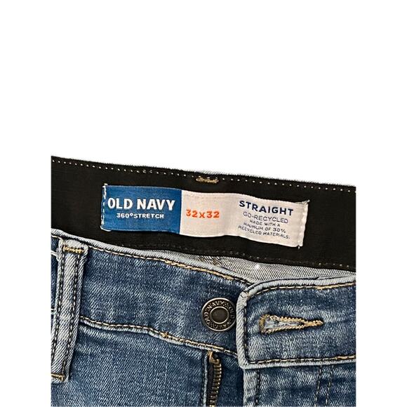 Old Navy Straight Blue Jeans 32x32 - Picture 3 of 3